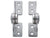 Constant Torque Hinge With Hole - For Cabinets - 3-5/32" X 23/32" - Stainless Steel - Sold Individually