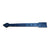 Decorative Dummy Strap Hinges - Distressed Arrow - 18" Inch - Black Powder Coat Finish - Solid Aluminum
