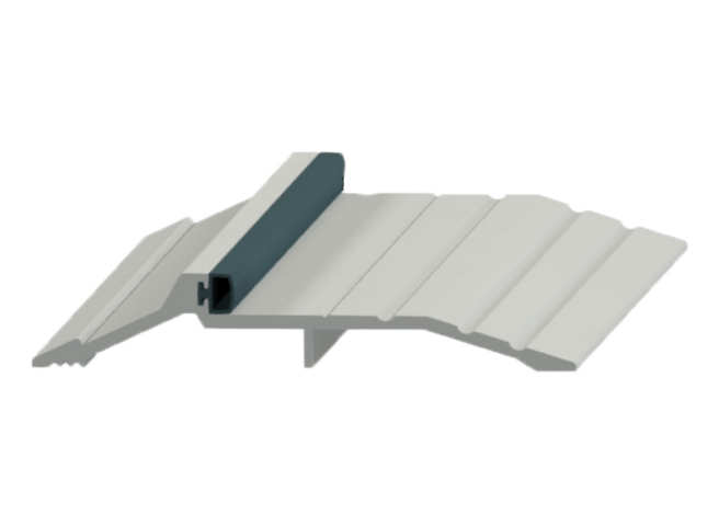 Heavy-duty panic saddle threshold, 5 inches wide, available in multiple sizes and finishes, sold individually.