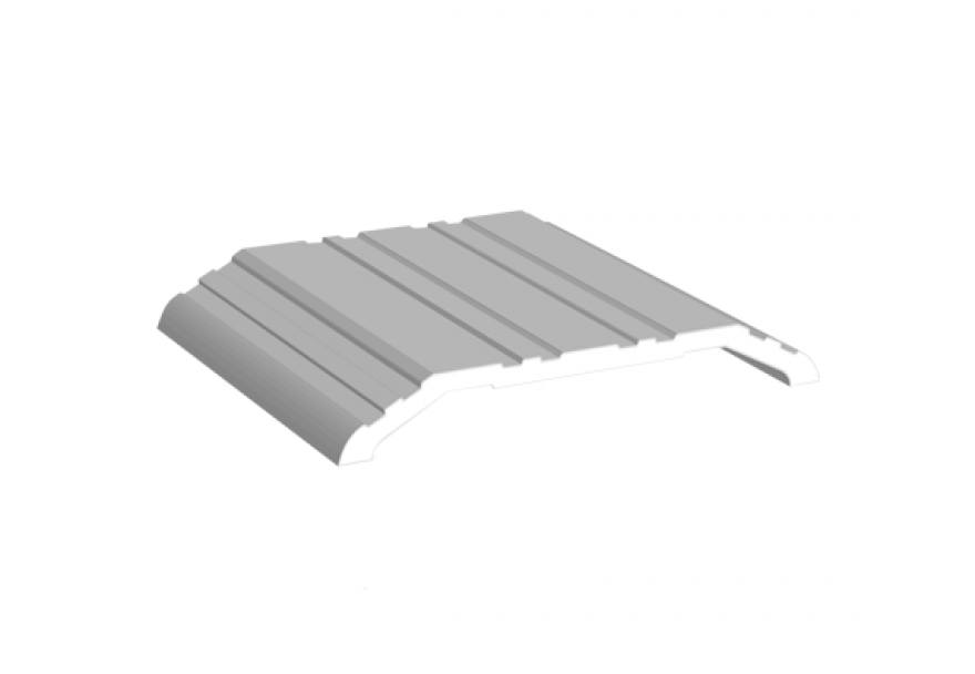 Heavy duty saddle door threshold with 1/2 inch height, available in multiple sizes and finishes, sold individually.