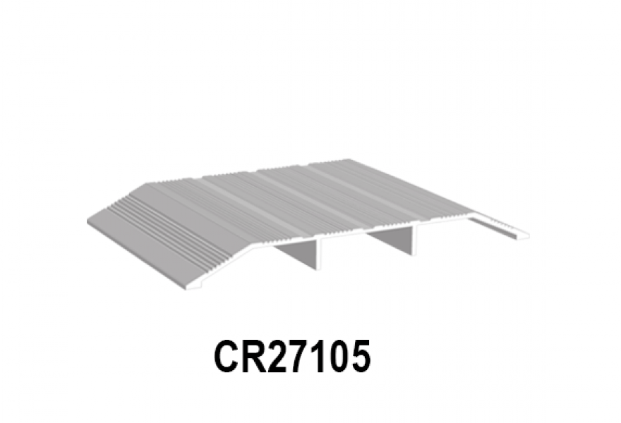 Heavy-duty saddle door threshold with 1/2-inch height, available in multiple sizes and finishes for individual sale.