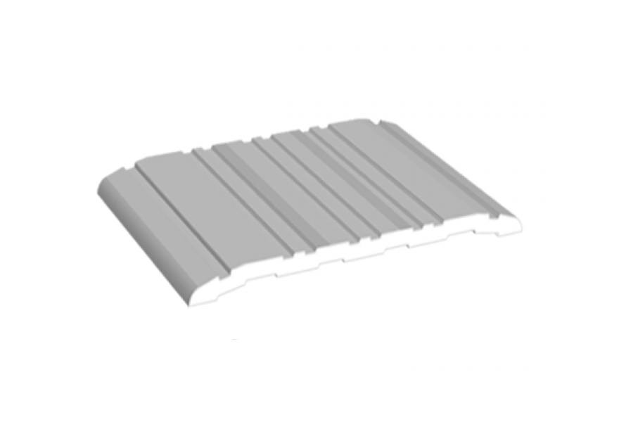 Heavy-duty saddle door threshold with 1/4 inch height, available in multiple sizes and finishes, sold individually.