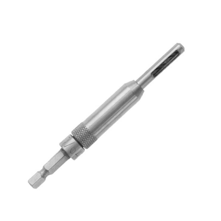 Door hinge jig drill bit #6 for precise hinge installation, designed for easy use with power drills. Sold individually.