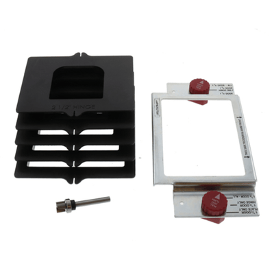 Door Hinge Jig – Hingemate 200 – Installation Kit With 5 Hinge Templates, Router Bits For 5/8” And ¼” Radius