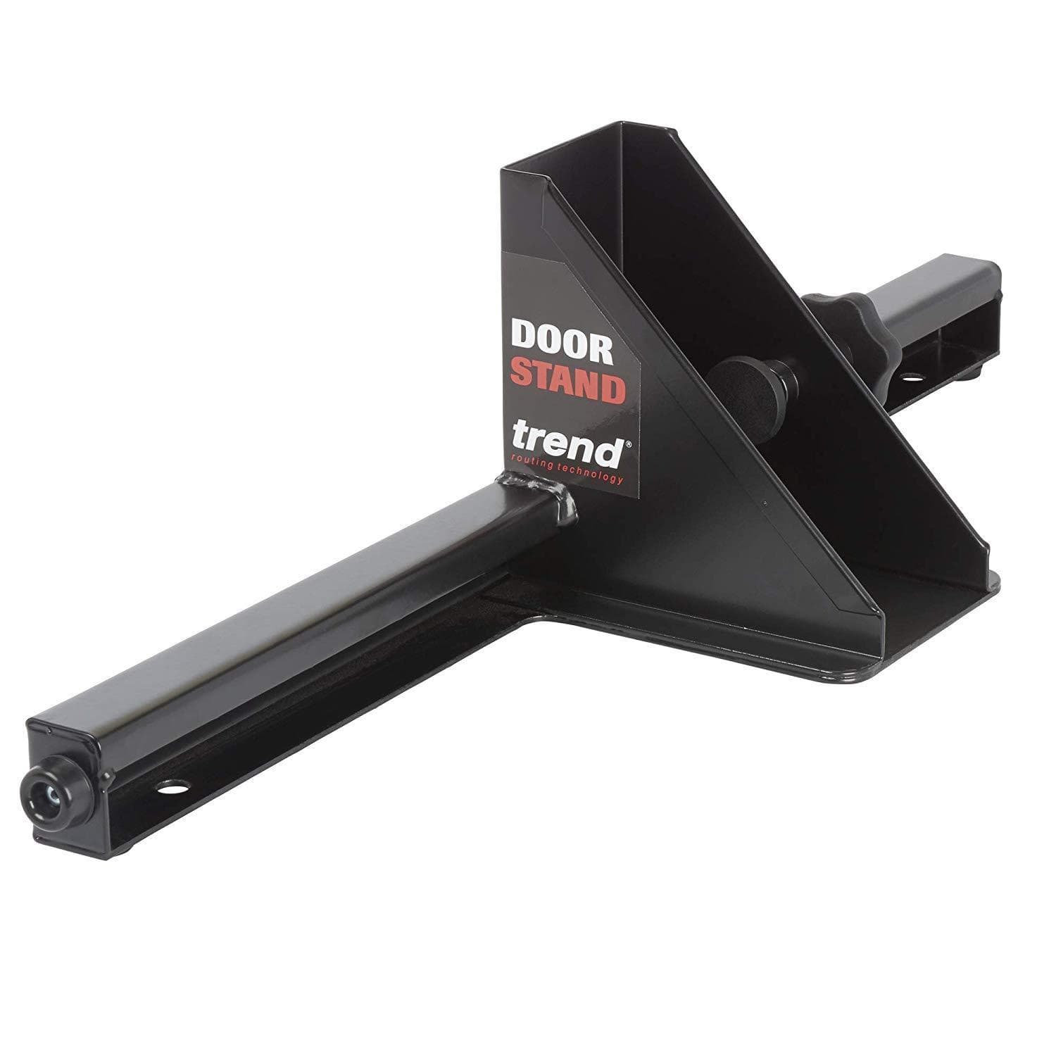 Durable door holder stand tool for easy door installation, providing stable support during the process.