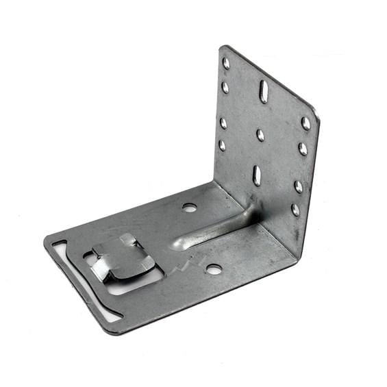 Metal drawer slide rear mounting bracket for DC and DDC series undermount slides, sold in pairs for secure installation.