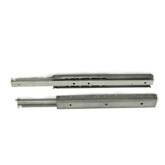 Drawer Slides - Ball Bearing - Heavy Duty - Multiple Sizes Available - Black Finish - Sold In Pairs