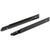 Drawer Slides - Roller Slides For Keyboard And Pencil Drawer - 9" Inch - Oxidized Black Finish - Sold In Pairs