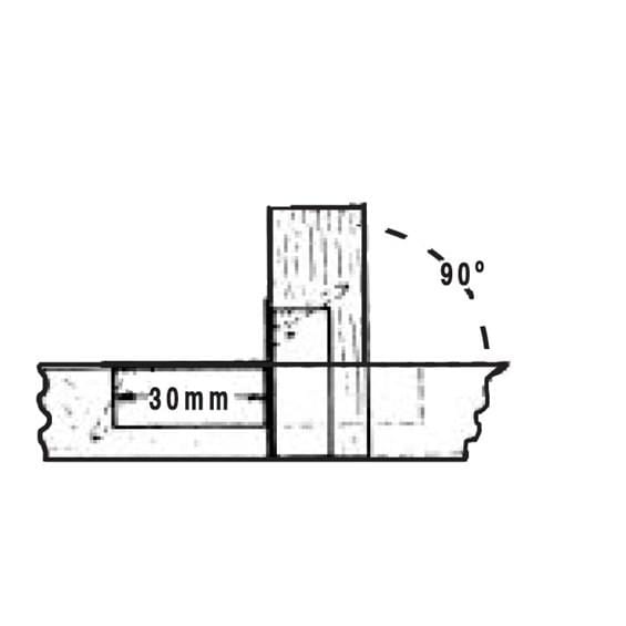 Drop Flap Door Hinge With 90° Opening - Multiple Sizes And Finishes Available - Sold Individually