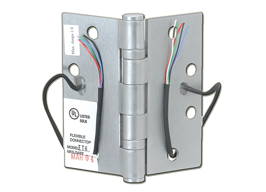 Electrified Ball Bearing Door Hinge With Quick Connect - 4 1/2" Inches - Full Mortise - 12 Wires - Multiple Finishes - Sold Individually