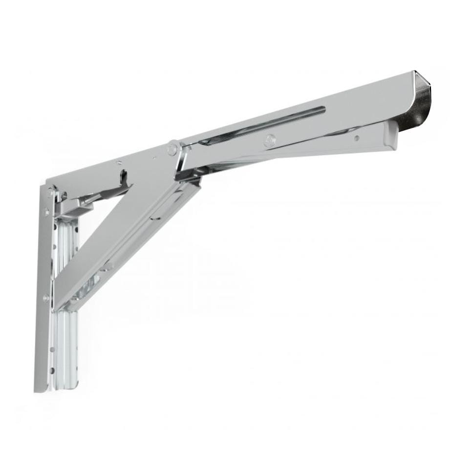 Adjustable rust-proof gate spring hinge for metal gates, designed for gate gaps of 11/32” to 7/8”, in white finish.