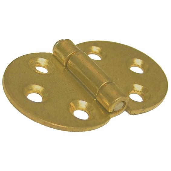 Folding door hinge for wardrobes or chests, 1-15/16" x 1-3/16", available in multiple finishes, sold individually.