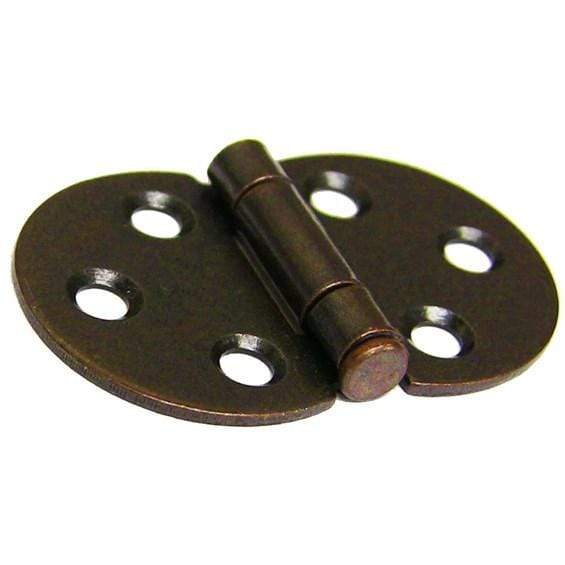 Folding door hinge for wardrobes or chest doors, 1-15/16" x 1-3/16", available in multiple finishes, sold individually.