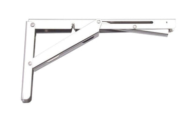 Folding Shelf Brackets - Multiple Sizes Available - Stainless Steel - Sold Individually