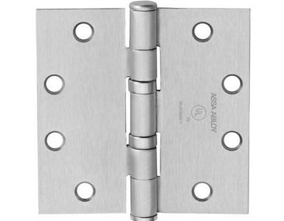 Full Mortise Hinge - Standard Weight - 5 Knuckle - 4-1/2" Inch x 4-1/2" Inch - Multiple Finishes - Non-Removable Pin Available - Sold Individually