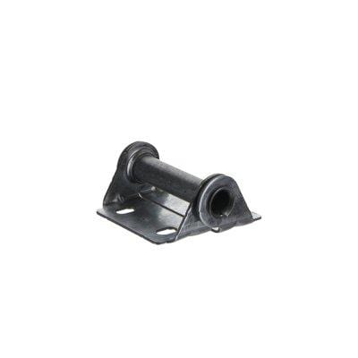 Durable half garage door hinge made of 14 gauge steel, designed for narrow rail applications.