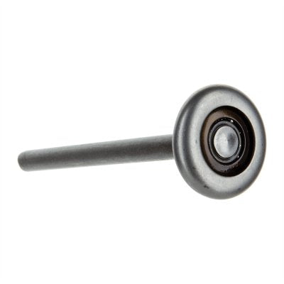 Durable 2-inch steel garage door roller, available in multiple sizes, sold individually for reliable performance.