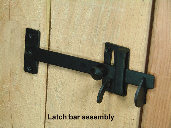 Gate Latch - Ponderosa Gate Thumb Latch with Matching Pull - Multiple Finishes Available - Sold as Set
