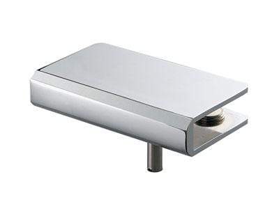 Glass Door Hinge - For Cabinets - Glass Bracket - Chrome Finish - Sold Individually