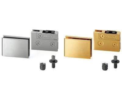 Glass Door Hinges - For Cabinets - Inset Glass Door - Multiple Finishes Available - Sold In Pairs