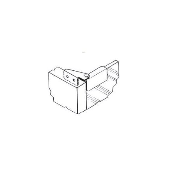 Glass Door Hinges - Side Mount Inset - Multiple Finishes Available - 2 Pack