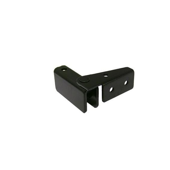 Side mount inset glass door hinges in various finishes, sold in a convenient 2 pack for easy installation.