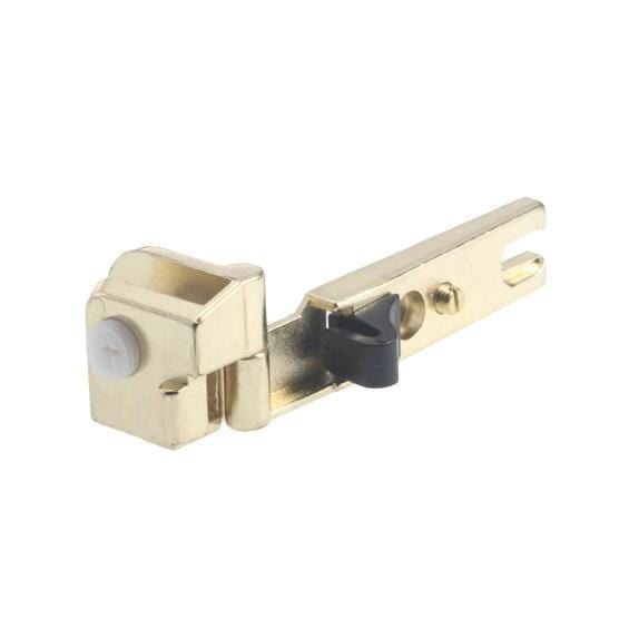 Glass Door Hinges - Snap Close Inset - Multiple Finishes Available - 2 Pack