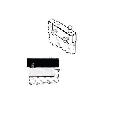 Glass Door Hinges - Snap-In Inset - High Quality Steel - Multiple Finishes Available - 2 Pack