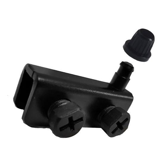 Glass Door Hinges - Snap-In Inset - High Quality Steel - Multiple Finishes Available - 2 Pack