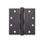 Commercial Ball Bearing Hinges 4 1/2" Square - Multiple Finishes Available - 2 Pack