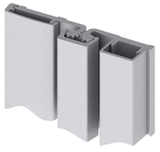 Continuous Geared Hinge - Full Surface - Heavy Duty - 83" Inches - Aluminum - Multiple Finishes - Sold Individually