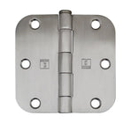 Hager Door Hinges - 3.5" Inch With 5/8" Radius - Multiple Finishes - Sold in Pairs