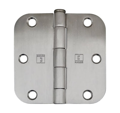 Hager Door Hinges - 3.5" Inch With 5/8" Radius - Multiple Finishes - 3 Pack