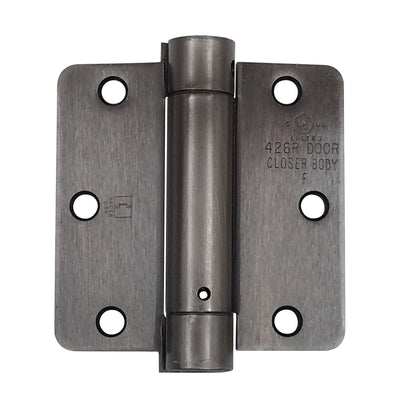 Hager Spring Hinges - 3.5" Inch With 1/4" Inch Radius - Multiple Finishes - Sold Individually