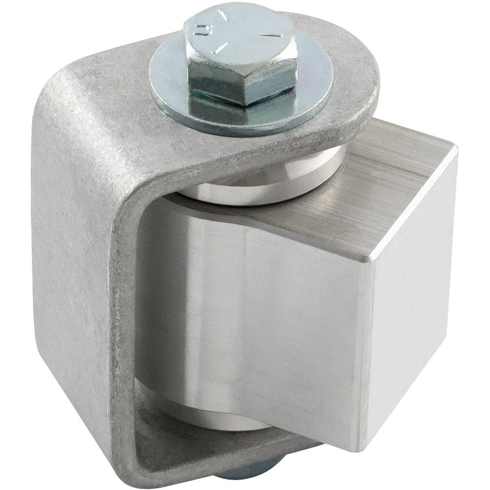 Heavy duty aluminum weld-on gate hinge designed for gates up to 400 lbs, sold individually for durability and strength.