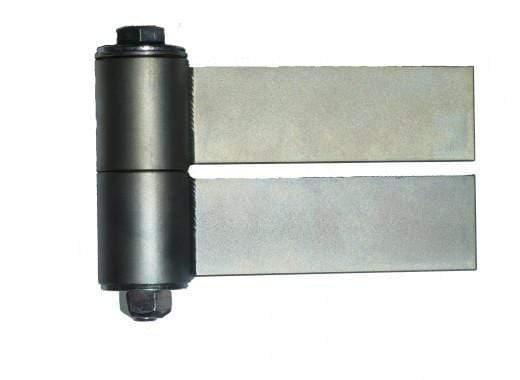 Heavy duty strap hinge for gates, 6 to 10 inches, steel construction, zinc plated, supports up to 1000 lbs.