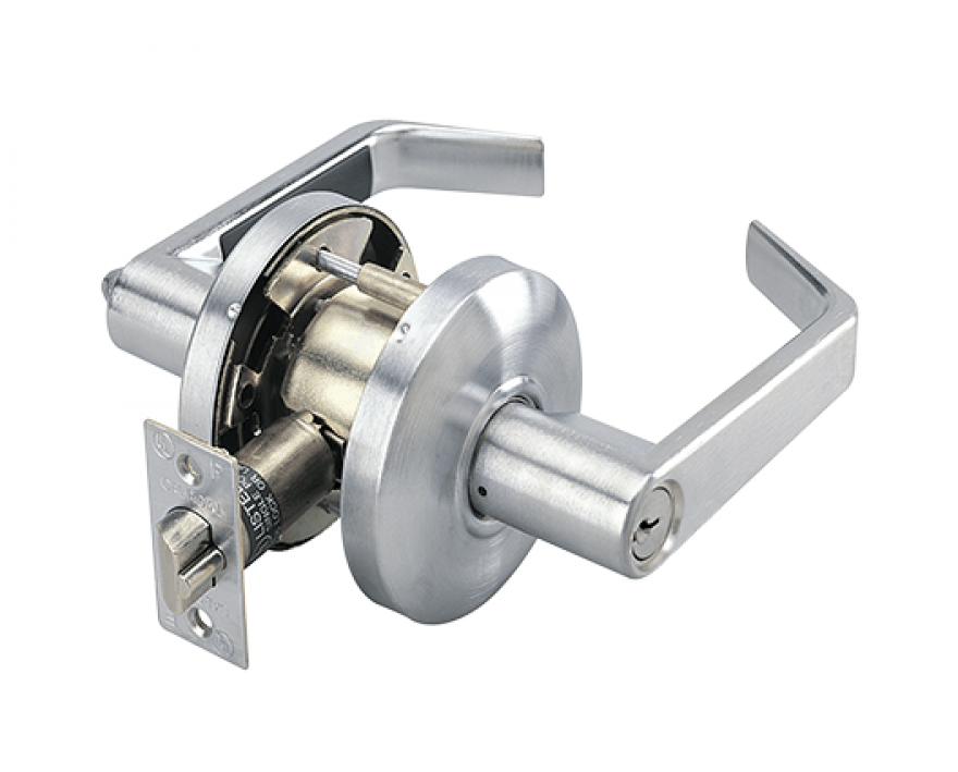 Heavy Duty Cylindrical Entrance Leverset/Deadbolt - Pioneer Sl Grade 2 - Multiple Finishes Available