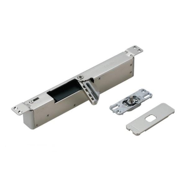 Heavy duty recessed door damper for interior swinging doors, available in multiple finishes, sold individually.