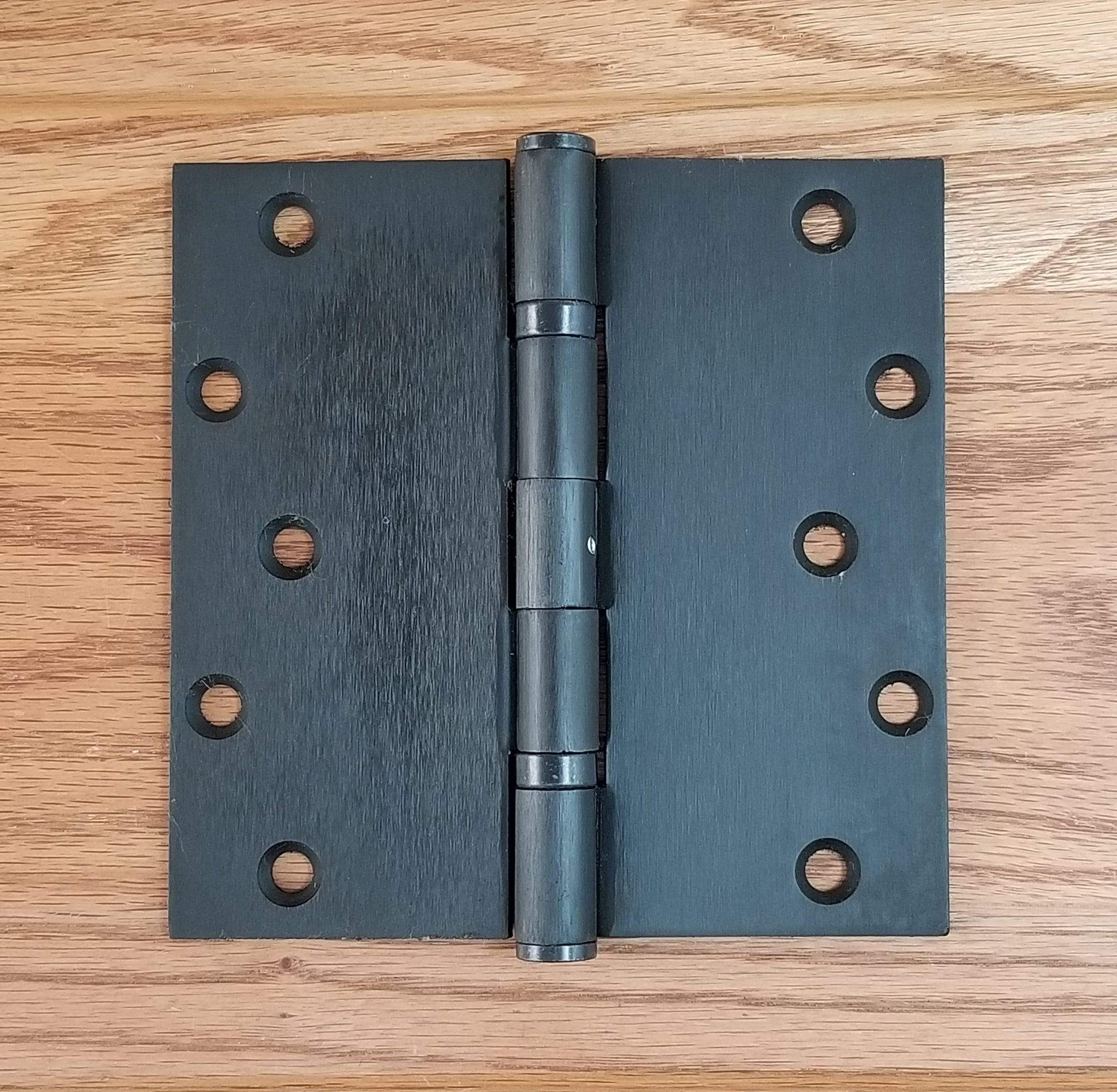 Heavy duty 6-inch square ball bearing hinge in multiple finishes, designed for commercial use, sold in a 2 pack.