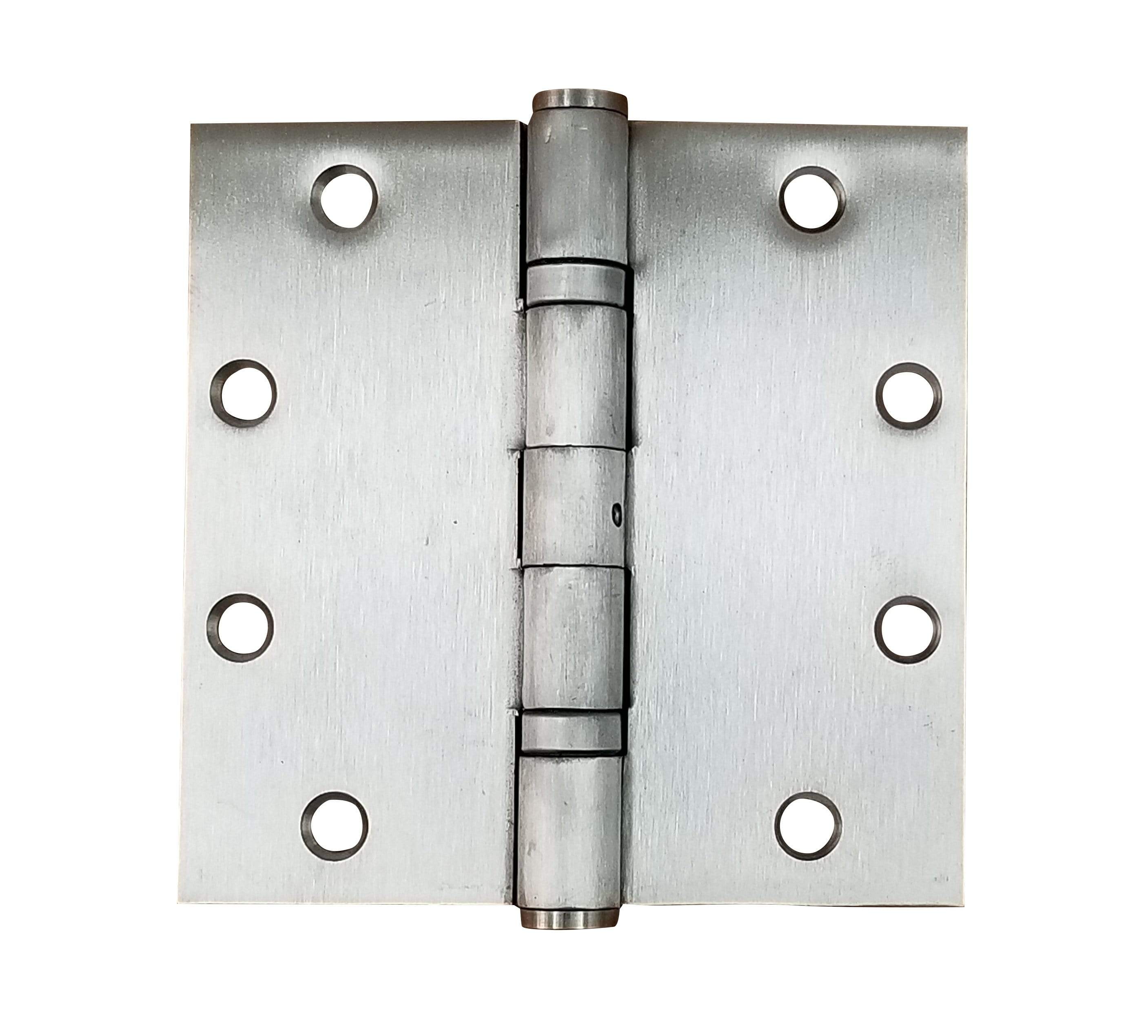 Heavy duty commercial ball bearing hinges, 6-inch square, available in multiple finishes, sold in a 2 pack.