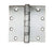 Heavy Duty Commercial Ball Bearing Hinges 6" Inch Square - Multiple Finishes Available - 2 Pack