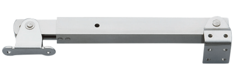 Heavy duty lid stay in 304 stainless steel, 13 25/32 inches long, allows 90° opening, sold individually.