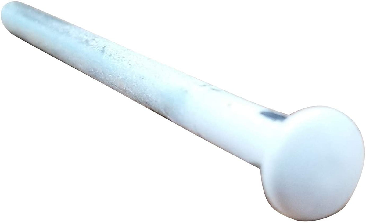 White hinge pins for doors, sold in a pack of three, designed for easy installation and durability.