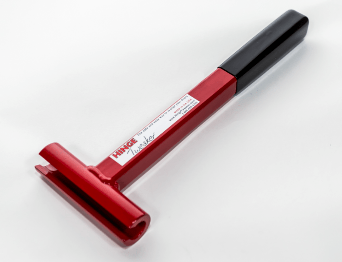 Hinge Tweaker tool for adjusting commercial hinges, available in multiple sizes, sold individually.
