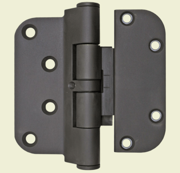 Hoppe Horizontal Vertical Adjustable Set Hinges - 4" Wide X 3 5/8" Tall - Non-Removable Pin For Security - Oil Rubbed Brass Finish