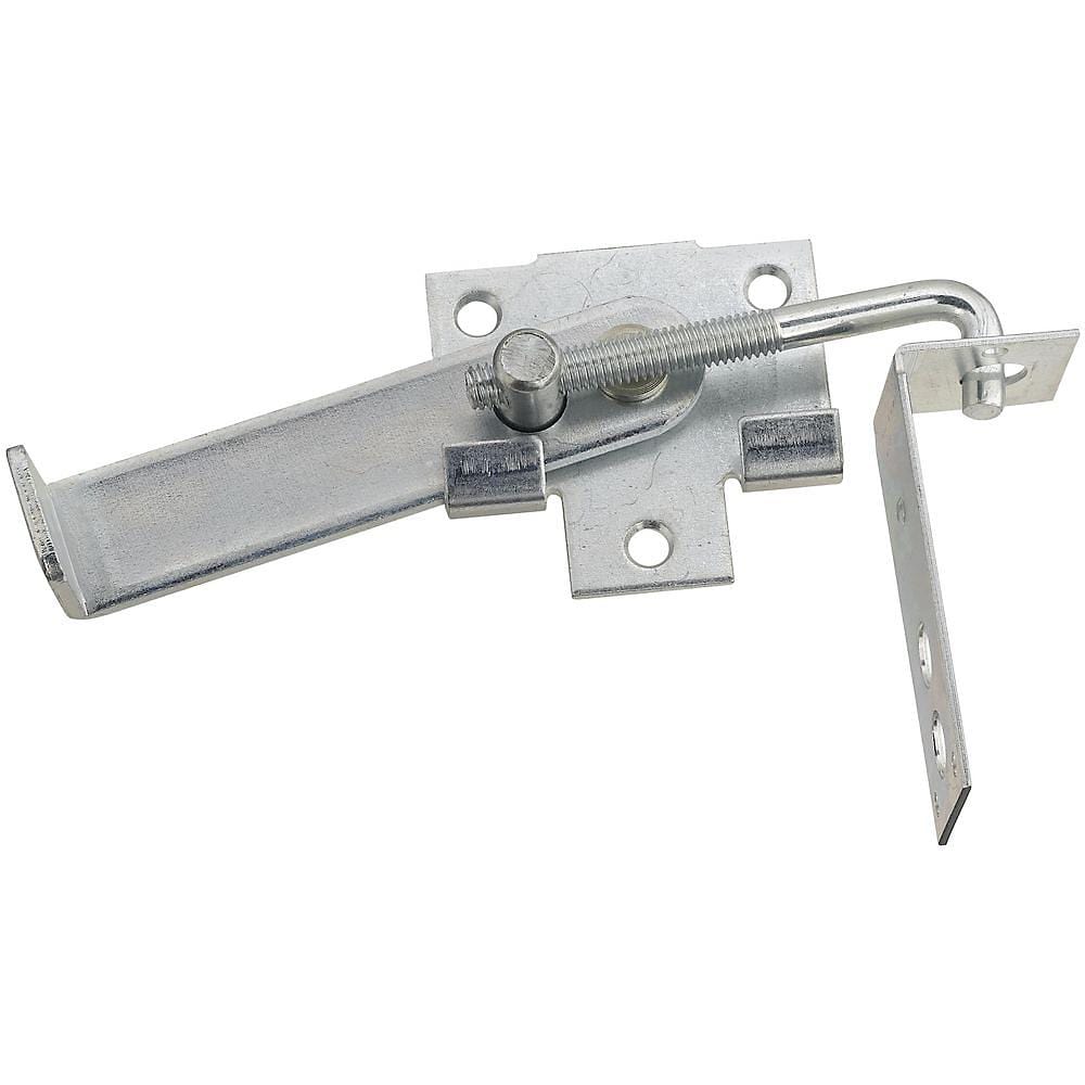 Jamb Door Latches - 4" Inch Hook - For 1 1/2" Or 3 1/2" Thick Door Frame - Zinc Plated Finish - Sold Individually