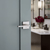 Kwikset Residential Door Lever - Privacy Lock - Halifax Square Style - Satin Nickel Finish - Sold Individually