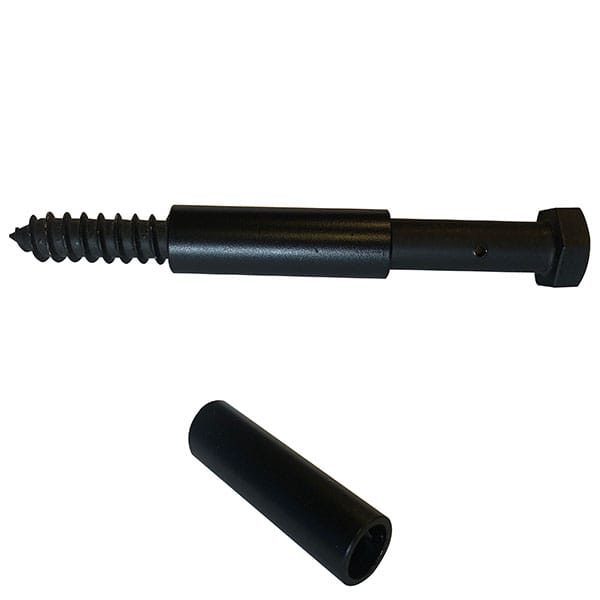 Lag Cover - For Shutter Lag and Pintle Mounts - 1-3/4" Inch - Black Finish - Sold Individually