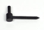 Lag Pintle Mount - For L Style Shutter Hinges - WeatherWright Finish - Sold Individually