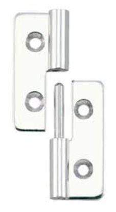 Lift Off Hinges - For Cabinets 1-37/64" X 1-3/16" - Stainless Steel - Sold Individually